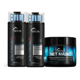 Truss Ultra Hydration Plus Kit Shampoo Cond Mascara Net Mask