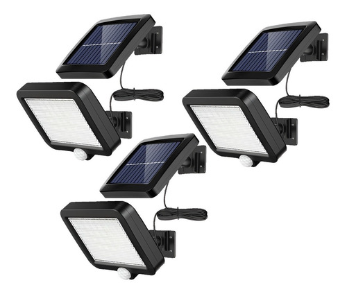 X3 Foco Reflector Solar Led Foco Con Sensor Movimiento Foco