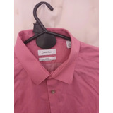 Camisa Calvin Klein De Hombre Talle M Salmon