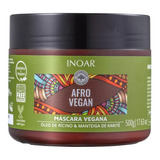 Máscara Afro Vegan Inoar 500gr Activador De Rizos Rulos