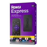 Roku Express Hd 3960 Full Hd Negro, Tv Gratuita Y En Vivo