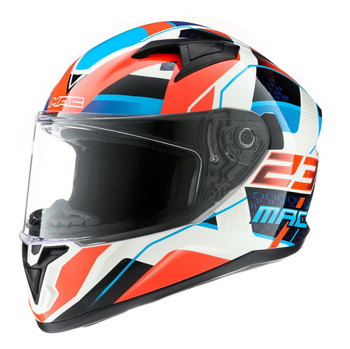 Casco Integral Mac Speed Riot Graficas Nuevas Moto Delta