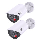 Camara De Seguridad Falsa Bnt Dummy, Con Una Luz Led Roja...