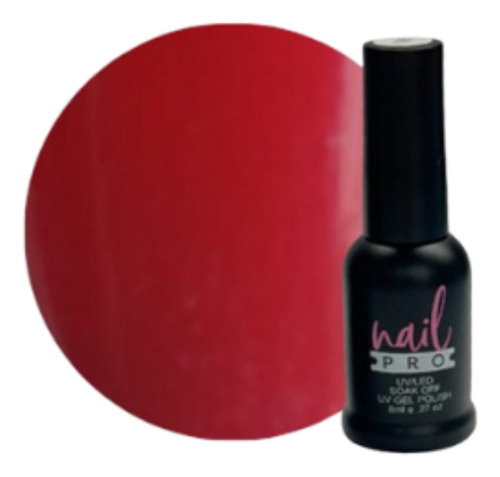 Uv Gel Polish Rojo Tradicional #x068 (8ml) - Nail Pro