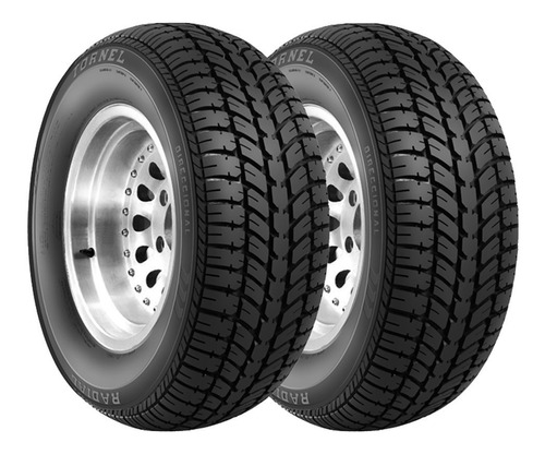 Paquete De 2 Llantas 205/60r13 Tornel Direccional 86s 