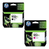 Cartuchos Kit X2 Hp 950xl N + 951xl Magenta Originales