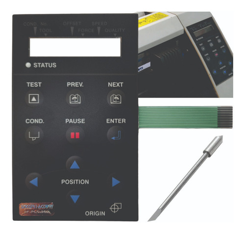 Teclado Plotter Graphtec Ce5000 Med. Original+ Navaja Gratis