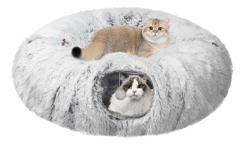 Cama Para Gato Mascotas Tipo Túnel Plegable
