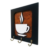 Porta Xícaras - Quadro Decorativo Xícara De Café - 20 Cm