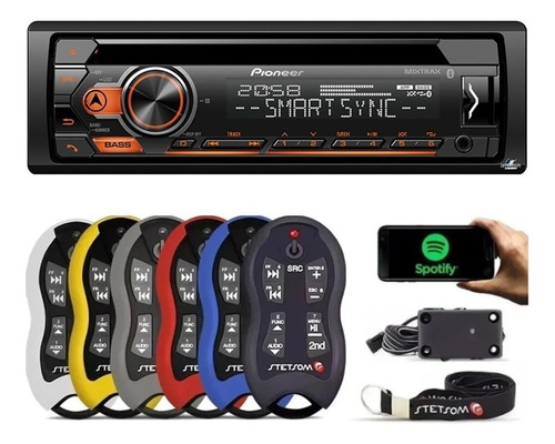 Aparelho Cd Pioneer Deh-s4280bt + Controle Distancia 500m