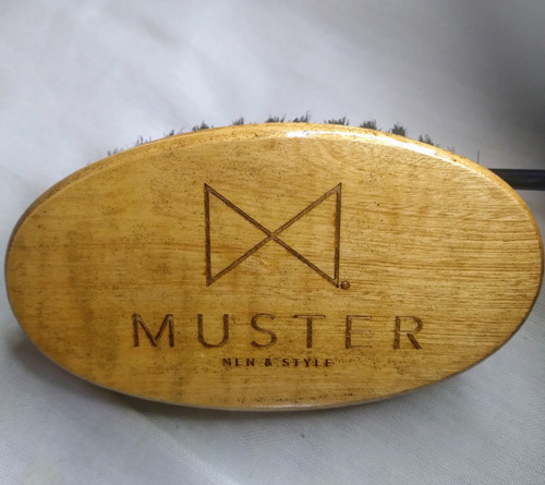 Cepillo Para Barba Pura Cerda Equina Profesional Muster