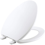 Kohler Brevia Elongated Asiento Para Inodoro Con Q2 ventaja, Color Blanco, Una Talla, Blanco