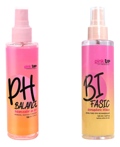 Pink Up Ph Balance P Rostro + Bifasic Desmaquillante +
