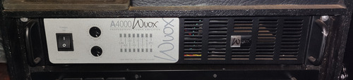 Amplificador Potencia Machine Wvox A4000 - 1200rms 4 Ohms