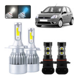 Kit De Focos Led H4 9006 Para Ford Fiesta 2006