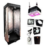 Combo Full Kit Indoor Led Carpa 60x60 + Led 200w Growtech 