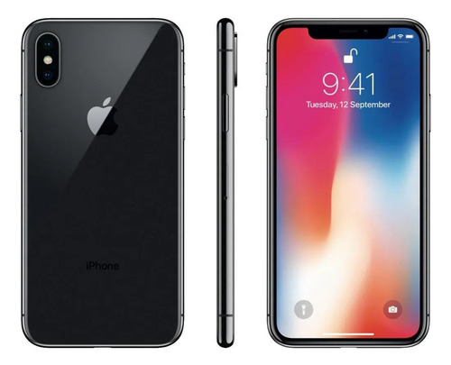 iPhone X 64gb Negro Con Accesorios Y Protectores Incluidos