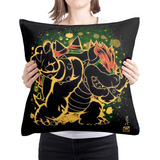 Cojin Almohada Bowser Mario Bros Cine Diseño Unico 50x50cm 