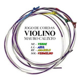 Jogo De Cordas Mauro Calixto Para Violino 4/4 