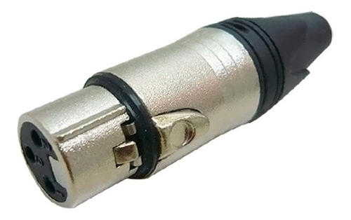 Lidge Ficha Canon Hembra Xlr 3 Dmx Conector Tipo Neutrik