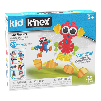 Kid Knex: Set De Construcción Amigos Del Zoológico 55 Piezas | Envío gratis
