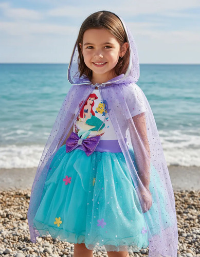 Vestido La Sirenita Princesa Para Niña Mod.2
