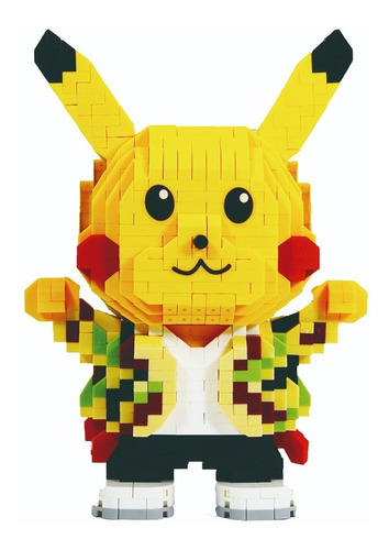 Rompecabezas 3d Pokemon Mini Bloques Armables Pikachu Chamar