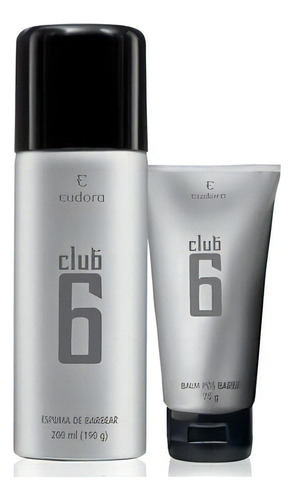 Kit Espuma De Barbear Club 6 + Pós Barba - Eudora