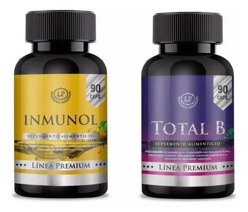 Inmunol (vitamina C+ D3 + E + Zinc) + Complejo B