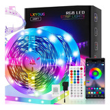 Tira Led Cinta Led Rgb Bluetooth 30mts Luces Control Música