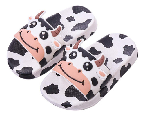 Zapatos Para Niños, Bonitas Pantuflas De Vaca, Cómodas Y Aco