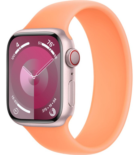 Apple Watch Series 9 41mm Aluminio Pink Solo Loop Gps 4g