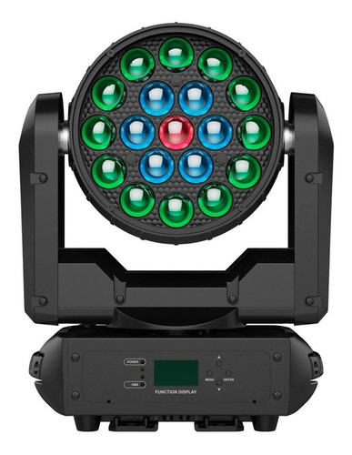 Cabezal Movil Wash Acme Pageant 300 Zomm Cm-300zs 19 Led 10w