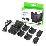 Xbox Series S X- Base Carregador Controles 2 Baterias De 