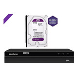 Dvr Intelbras 8ch Mhdx 1208 Multi Hd C/ Hd 1 Tb Wd Purple