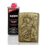 Kit Zippo / Gasolina + Encendedor Tipo Zippo / Hl