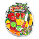 Set Frutas Y Verduras Con Velcro De Juguete 