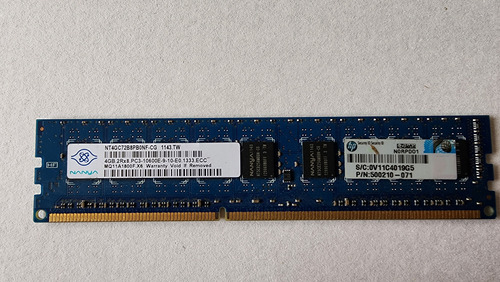 Memória 4gb Ecc 2rx4 Pc3 10600e Para Servidores Nanya