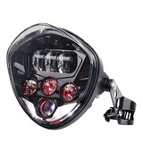 Faro Daymaker Ojo De Demonio Con Carcasa Para Harley