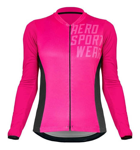 Camisa Ciclismo Asw Versa Manga Longa Feminina Proud Pink