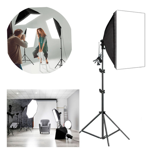 Kit Soft Box 50 X 70 Led Estudio Luz Continua