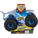 Monster Jam Megalodon Rc Todoterreno A Escala 1:15 Spin Master Celeste