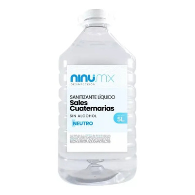 Sanitizante Líquido Sin Alcohol Ninu 5l Sales Cuaternarias | MercadoLibre
