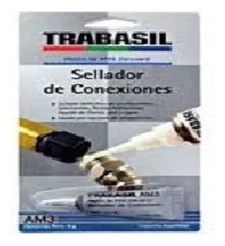 Teflon Liquido Trabasil Am3 X 6 Gr Sella Roscas 0.50 Mm  Adh