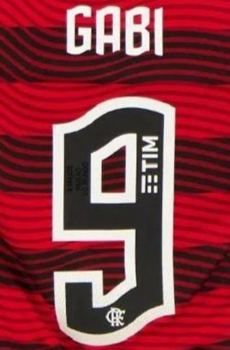 Kit Estampas Do Flamengo 2022 Nome E Número - Thermocolante