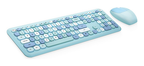 Mouse Combinado Wireless Keycaps Blue 666 Mofii Color Set Mi