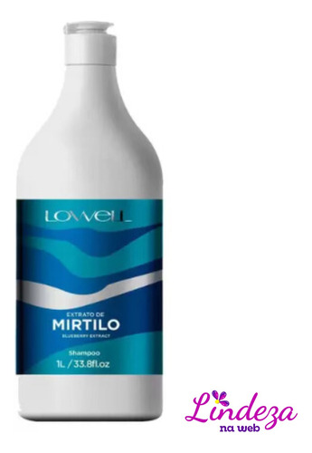Lowell Extrato De Mirtilo Shampoo Complex Care 1 Litro Full