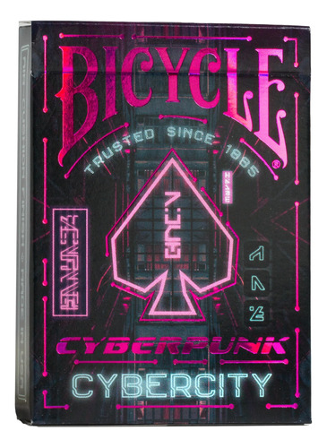 Baraja Bicycle Cyberpunk Poker Magia Cardistry Naipes Cartas