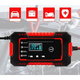 Cargador De Batería Arrancador 12v 6a Lcd Inteligente