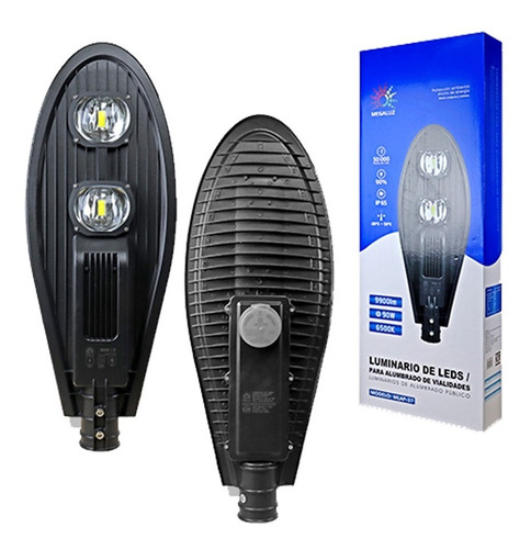 Lampara Led Vial Suburbana Tipo Cobra Bifasica Fotocelda 90w